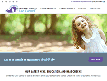 Tablet Screenshot of centerforlicecontrol.com